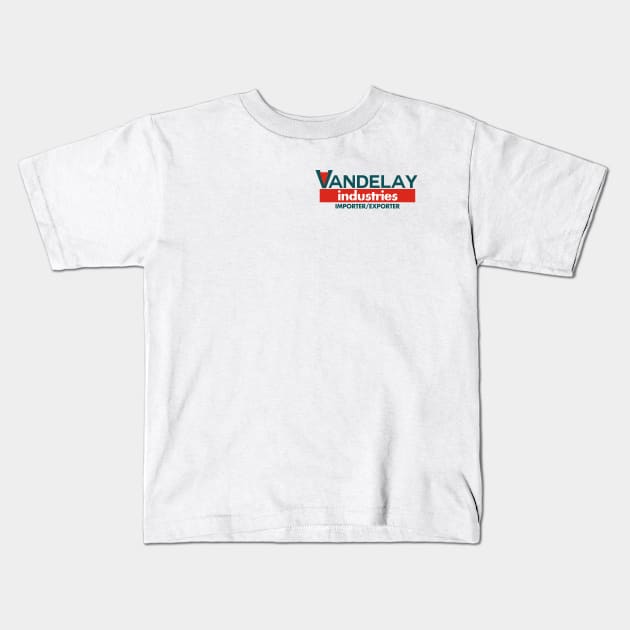 Vandelay Industries - Badge Kids T-Shirt by CarbonRodFlanders